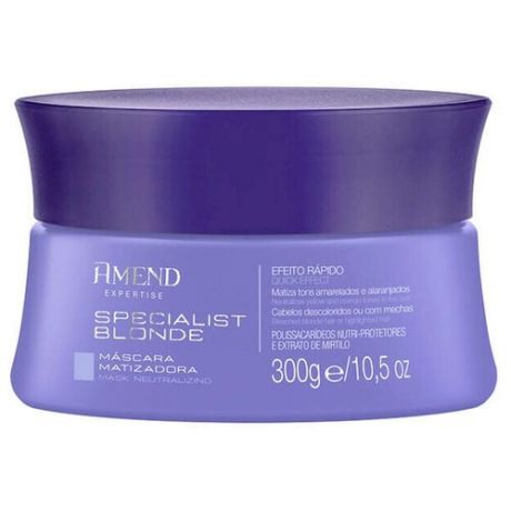 Amend Specialist Blonde Маска для волос нейтрализации желтизны, 300 г