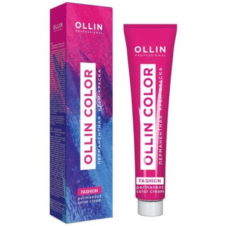OLLIN Professional Color Fashion перманентная крем-краска, экстра-интенсивный медный , 60 мл