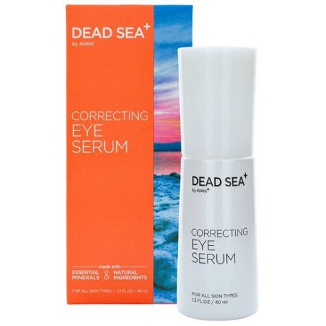 Dead Sea + Стабилизирующая сыворотка для глаз с пептидами Correcting Eye Serum, 40 мл