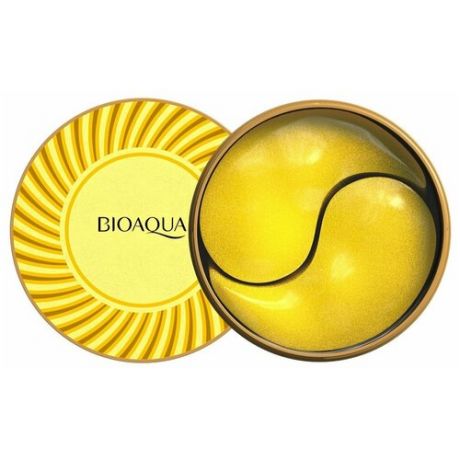 BioAqua Гидрогелевые патчи для глаз с золотом Eye Mask Hydrating Moisturizing, 60 шт.