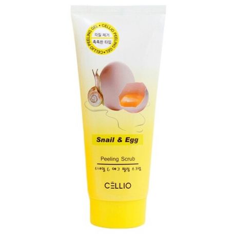 Cellio пилинг-скраб Snail and Egg Peeling Scrub 180 мл
