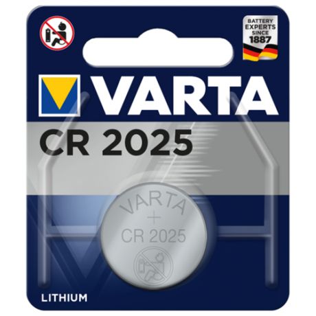 Батарейка VARTA CR2025, 5 шт.
