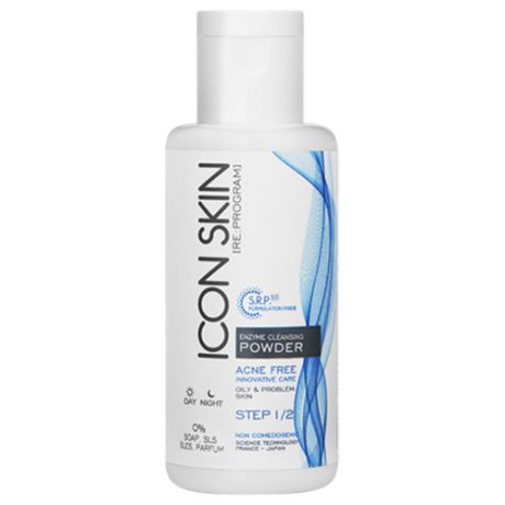 Icon Skin пудра-пилинг для умывания очищающая энзимная для комбинированной, жирной и проблемной кожи Enzyme Cleansing Powder 75 г