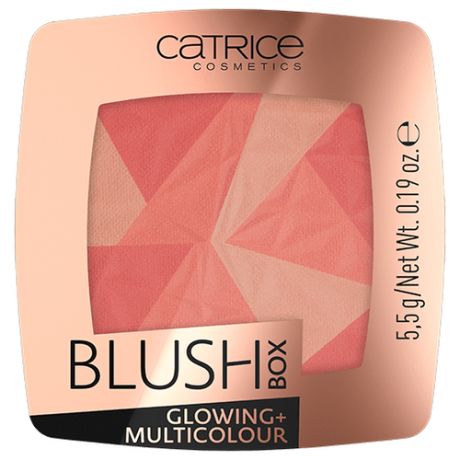CATRICE Blush Box Glowing + Multicolour румяна, 010 Dolce Vita