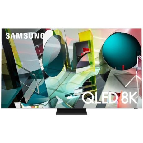 75" Телевизор Samsung QE75Q900TSU QLED, HDR (2020), нержавеющая сталь