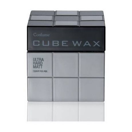 Welcos Воск Confume Cube Wax Ultra Hard Matt, экстрасильная фиксация, 80 г