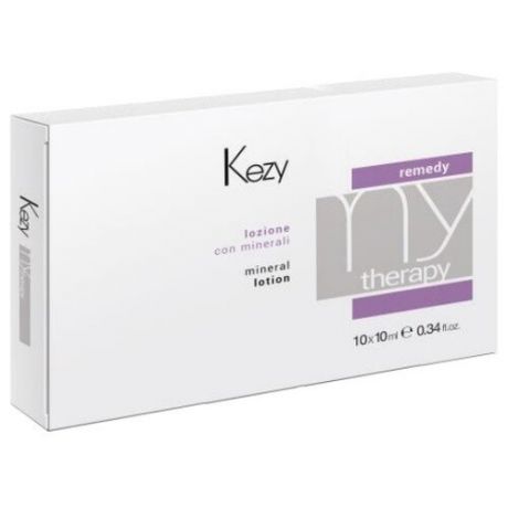 KEZY Mytherapy Лосьон для волос и кожи головы минеральный, 10 мл, 10 шт.