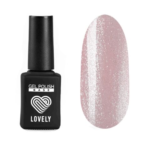 Lovely Nails Базовое покрытие Shine Camouflage Base c шиммером, BS03 , 12 мл
