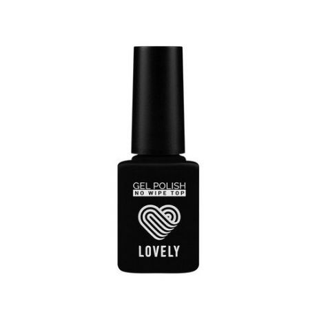 Lovely Nails Верхнее покрытие No Wipe Top c шиммером, hot gold, 12 мл