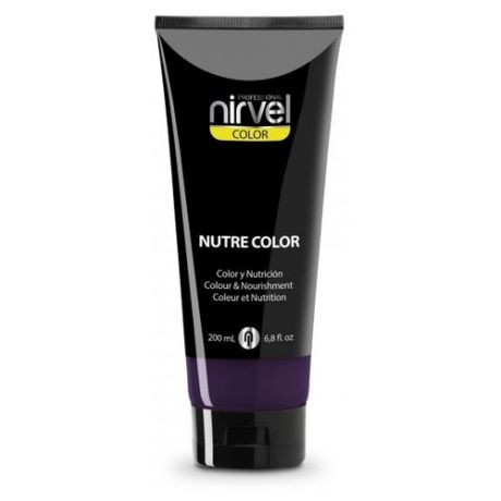 Nirvel Nutre Color Гель-маска для волос фиолетовый, 200 мл