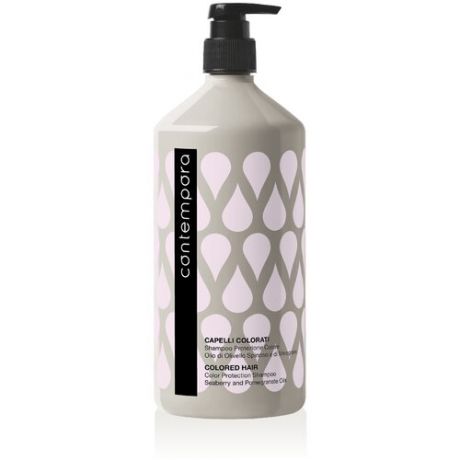 Barex шампунь Contempora Colored Hair Color Protection для сохранения цвета с маслом облепихи и маслом граната, 500 мл