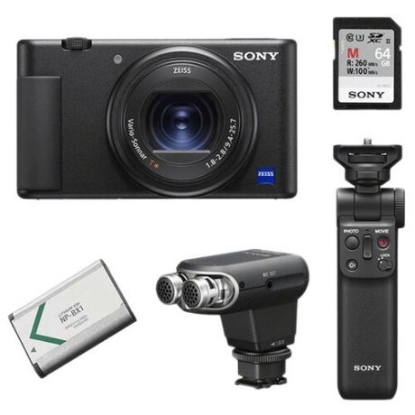 Фотоаппарат Sony ZV-1 (KIT2), черный