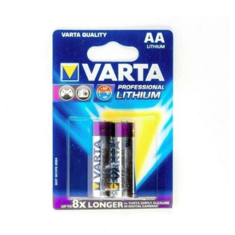 Батарейки Varta FR6 Professional Lithium 6106 BL2