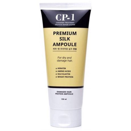 CP-1 Несмываемая сыворотка для волос с протеинами шёлка Premium Silk Ampoule, 20 мл, 10 шт.
