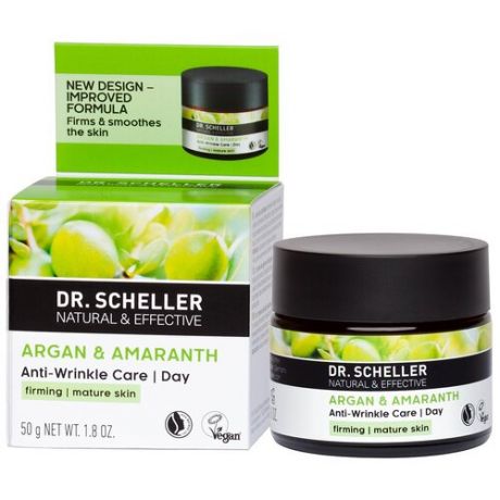 Dr. Scheller Cosmetics Argan & Amaranth Разглаживающий дневной крем для лица Аргана и амарант, 50 мл