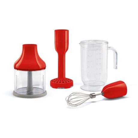 Smeg набор аксессуаров насадка, измельчитель, венчик, чаша для блендера HBAC01RD красный