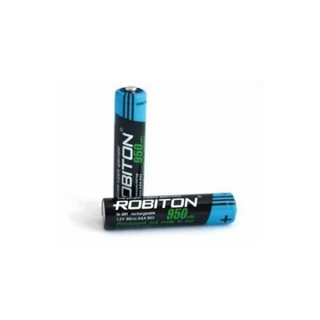 Аккумулятор ROBITON AAA, 1.2 В, 950 мАч, NiMH BL 2, предзаряженный