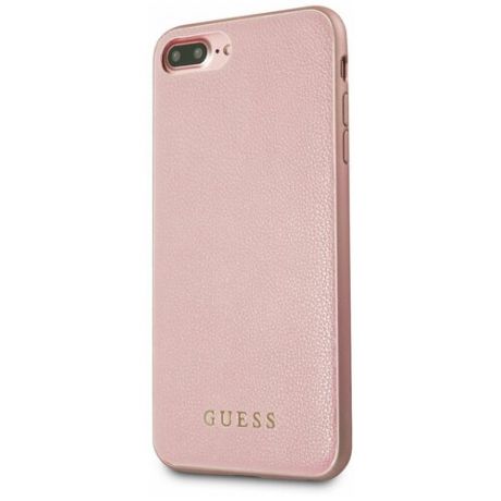 Чехол Guess для iPhone 7 Plus/8 Plus Iridescent Hard PU Rose Gold