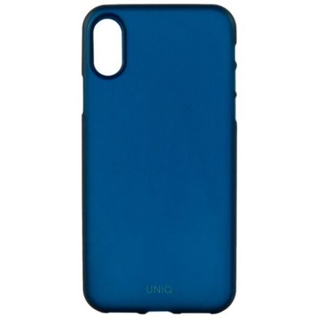 Чехол Uniq для iPhone X/XS Bodycon Navy blue