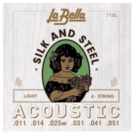 LA BELLA 710 L Струны для акустической гитары