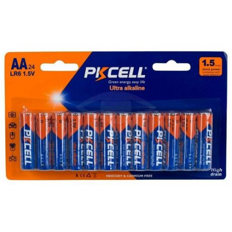 Батарейки Pkcell AA Пальчиковые (12 шт/уп)