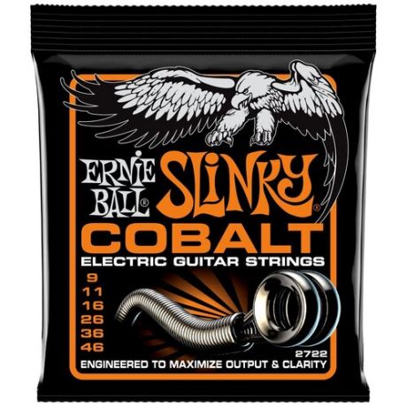 ERNIE BALL 2722 Cobalt Slinky Hybrid 9-46 Струны для электрогитары