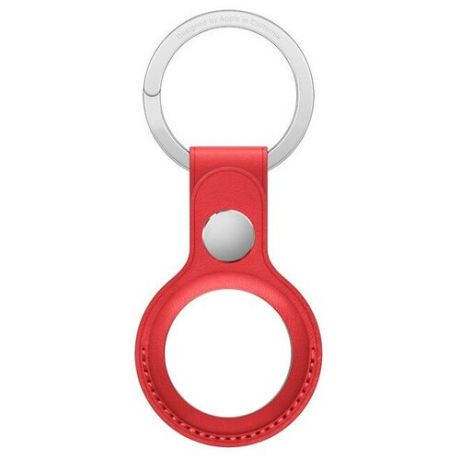 Брелок- подвеска для APPLE AirTag Leather Key Ring Red MK103ZM/A