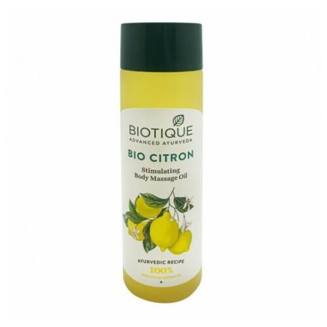 Biotique Масло для тела Bio Citron Stimulating Body oil, 200 мл