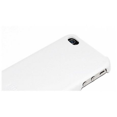 IPhone 4/4S, чехол-накладка, HOCO, Duke, кожа, белый