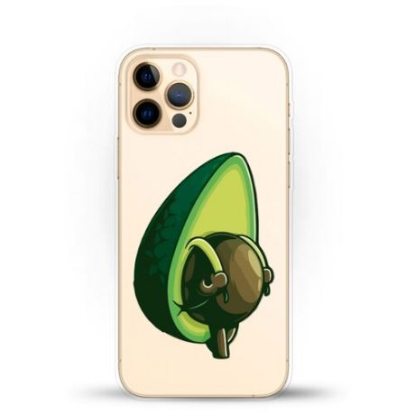 Силиконовый чехол Рюкзак-авокадо на Apple iPhone 12 Pro