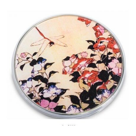 Зеркальце Колокольчики и стрекоза Кацусика Хокусай (Museum. Parastone) pr-M19HO 113-35888