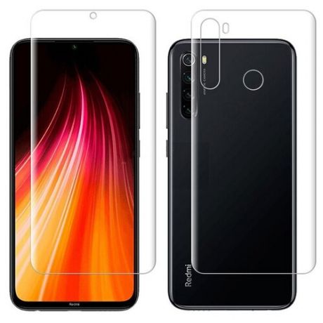 Гидрогелевая пленка LuxCase для Xiaomi Redmi Note 8T Front and Back 0.14mm Transparent 86102