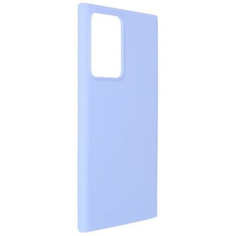 Чехол Pero для Samsung Note 20 Ultra Liquid Silicone Light Blue PCLS-0041-LB