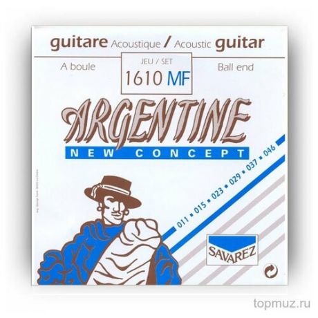 Струны для акустической гитары SAVAREZ 1610MF Argentine (11-46)