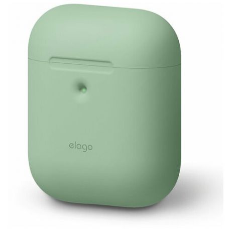 Чехол Elago для AirPods wireless Silicone case Pastel Green