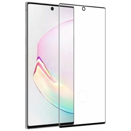 Защитное стекло Perfeo для Samsung A80 (черная рамка)