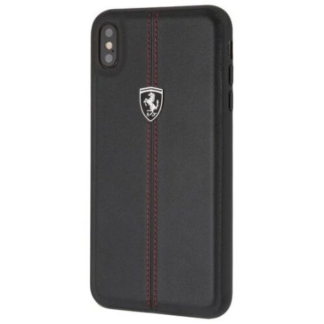 Чехол-накладка CG Mobile Ferrari Heritage Hard Leather для Apple iPhone Xs Max черный