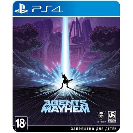 Игра для PlayStation 4 Agents of Mayhem. Steelbook Edition, русские субтитры