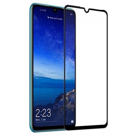 Защитное стекло Perfeo для Huawei P30 (черная рамка)