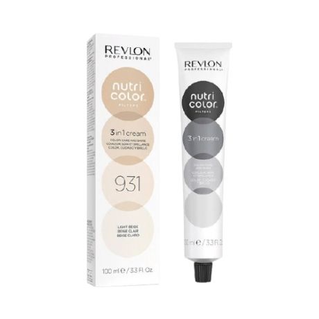 Краситель прямого действия Revlon Professional Nutri Color Filters 3 In 1 Cream 931 Light beige, 100 мл