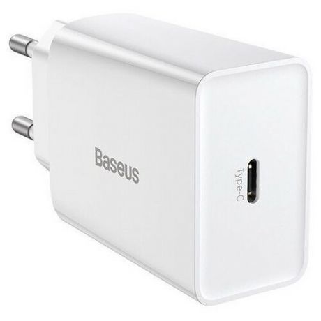 Зарядное устройство BASEUS Speed Mini USB-C, 3A, белый, 20W