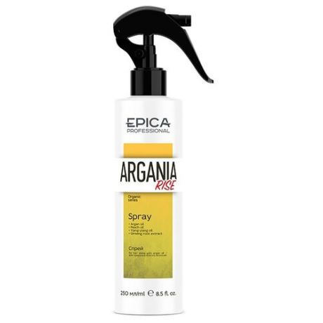 EPICA Argania Rise ORGANIC Спрей для придания блеска волосам с комплексом масел, 250 мл.