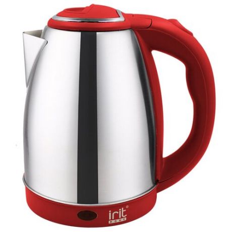Чайник irit IR-1346, silver/red