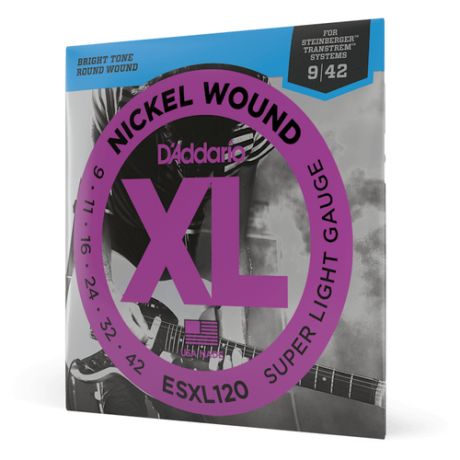 D ADDARIO ESXL120 Струны для электрогитары headless