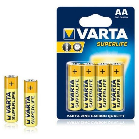 Батарейка VARTA SUPERLIFE AA/LR06 пл 4