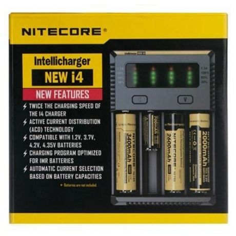 Зарядное устройство интеллектуальное NITECORE Intellicharger New i4