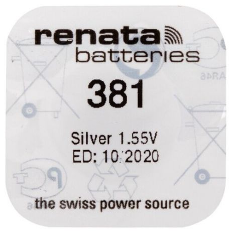 Батарейка renata R381 (SR1120S), 1.55 В
