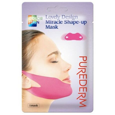 Purederm Маска-бандаж для моделирования контура Lovely Design Miracle Shape-Up Mask, 20 г