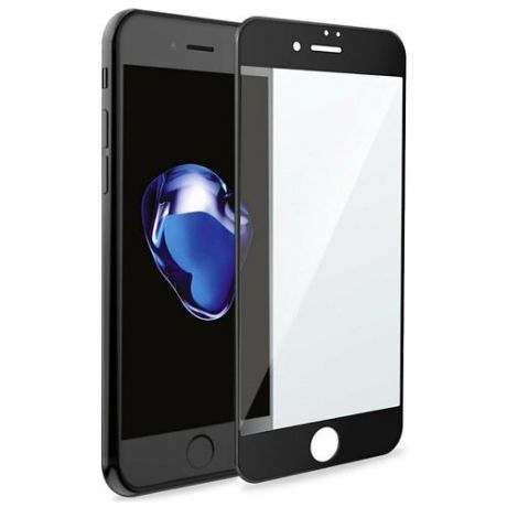 Защитное стекло на iPhone 6/6S, 3D черный, тех.паке
