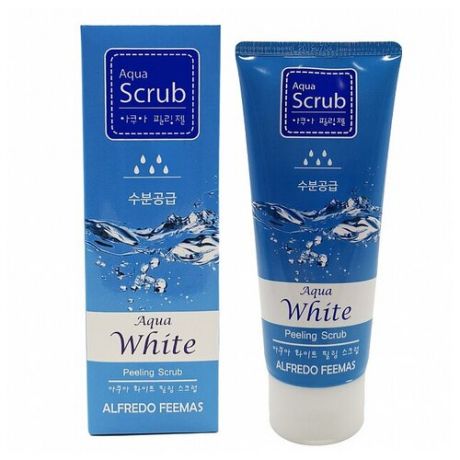 Alfredo Feemas Aqua Scrub White Peeling Scrub Пилинг-скраб с экстрактами морских водорослей, 180 мл